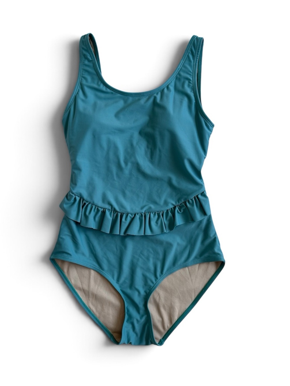 Kortni Jeane One Piece Skirted Teal Swimsuit